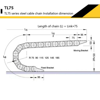 Канал кабельный гибкий TL75
