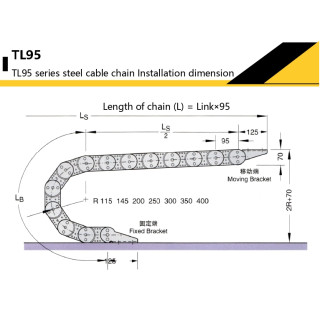 Канал кабельный гибкий TL95